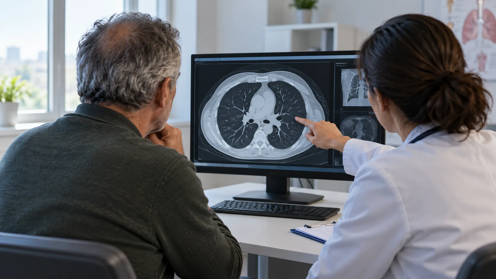 CT cu doză mică pentru screeningul cancerului pulmonar: cine ar trebui să discute cu medicul