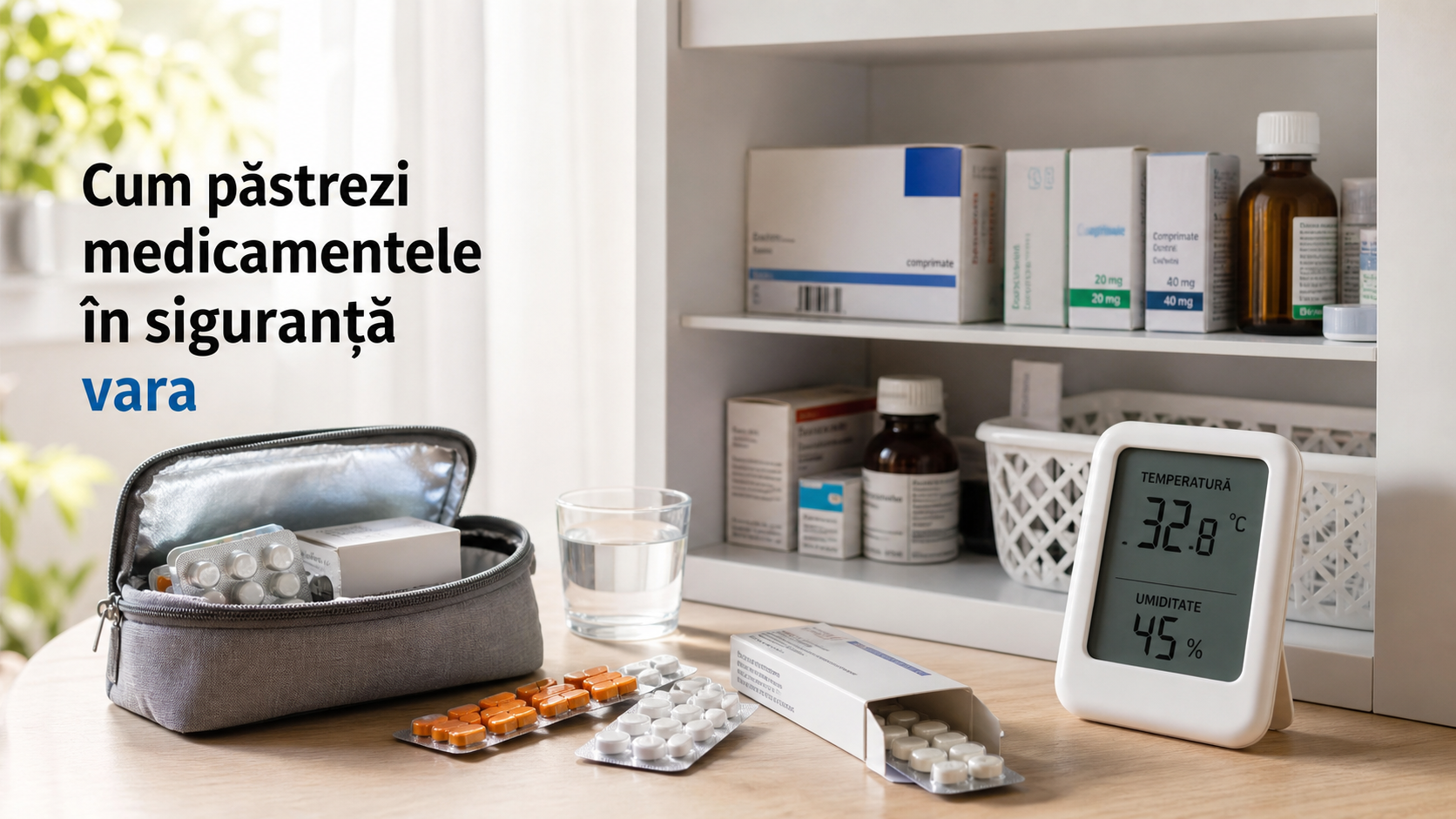 Cum păstrezi medicamentele vara fără să le expui la căldură sau umiditate