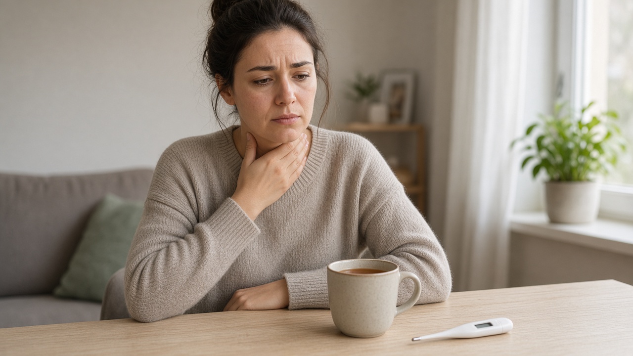 Durerea în gât la adulți: virală sau streptococică? Când are sens exsudatul faringian și când antibioticul